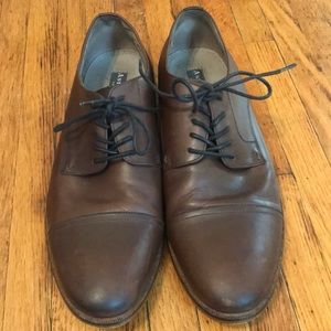 Aston Grey Dark Brown Men’s Dress Shoes